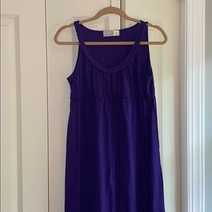 Maternity full length cotton dress